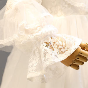 Nouveaux produits, robes de fête blanches fantaisie pour enfants, robes blanches pour filles, achat direct en Chine - Product Image 4
