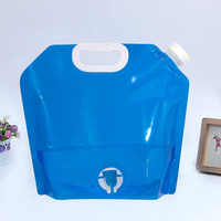 ActEarly Nouvelle Arrivée Randonnée Camping Sac À Eau Bière Jus Huile utilisée Sans BPA 5L pliable réservoir d'eau sac avec robinet