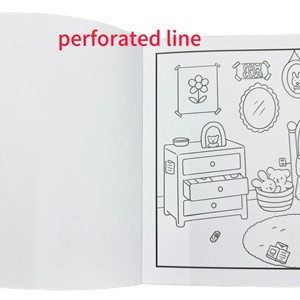 Libri <span class=keywords><strong>da</strong></span> Disegno Personalizzati per <span class=keywords><strong>Adulti</strong></span> con Copertina Morbida, Linee Perforate, Rilegatura Perfetta, Carta Offset, Stampa di Libri <span class=keywords><strong>da</strong></span> Colorare Mindfulness - Product Image 6