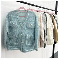 Blazers en tweed pour femmes, styles variés, pulls pour femmes en stock, lots mixtes aléatoires de blazers et vestes, et balles de blazers en tweed