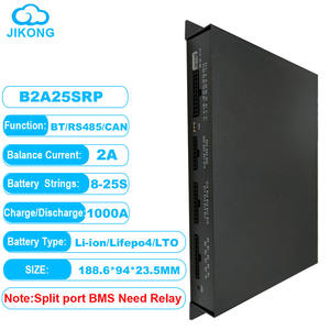 JKBMS Smart Bms B2A25SR Active Balance Li-Ion Lto Lifepo4 <b>Battery</b> Bms need Relay 1000A Split Port bms <b>battery</b> solar storage - Product Image 2