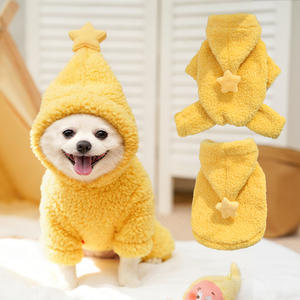 Colección de Invierno Star Prince, Pijama Grueso con Capucha de Forro Polar, Chaleco Abrigador para Perros Pequeños, Gatos, Bichón, Pomerania y Cachorros - Product Image 2