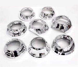 Auto hid Projecteur Len Shroud <span class=keywords><strong>Apollo</strong></span> Avec Boucle Chrome Retrofit Projecteur Shrouds 3 Pouces 2.5 Pouces 1.5 Pouces Abat-Jour De Voiture - Product Image 1