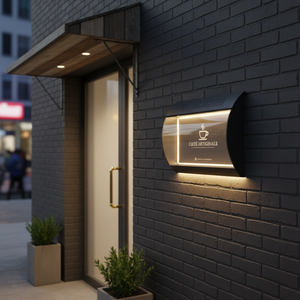 ALUBOX Cornice Pubblicitaria in Ghisa a Forma di Busta Rettangolare per Installazione Interna/Esterna con Telaio Decorativo in PVC/PMMA - Product Image 3
