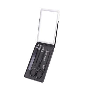Ensemble de tondeuses à poils de nez avec miroir, 5 pièces, en acier inoxydable, outils de beauté portables pour hommes et femmes - Product Image 5