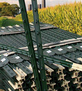 Poste de valla en forma de T de acero con barra en T galvanizada de estilo australiano, edificio exterior de bajo mantenimiento con marco pintado y forma de panel - Product Image 5