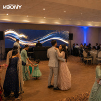 Pantalla LED para Bodas P2.97, Pantalla LED de Alquiler para Interiores de 500x1000mm, 3840Hz, Video Wall para Escenarios, Salones de Recepción, Eventos, Fábricas