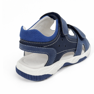 키즈 남아 여름 샌들 더블 후크 루프 오픈토 아동 스포츠 샌들 미끄럼 방지 캐주얼 슈즈 - Product Image 3