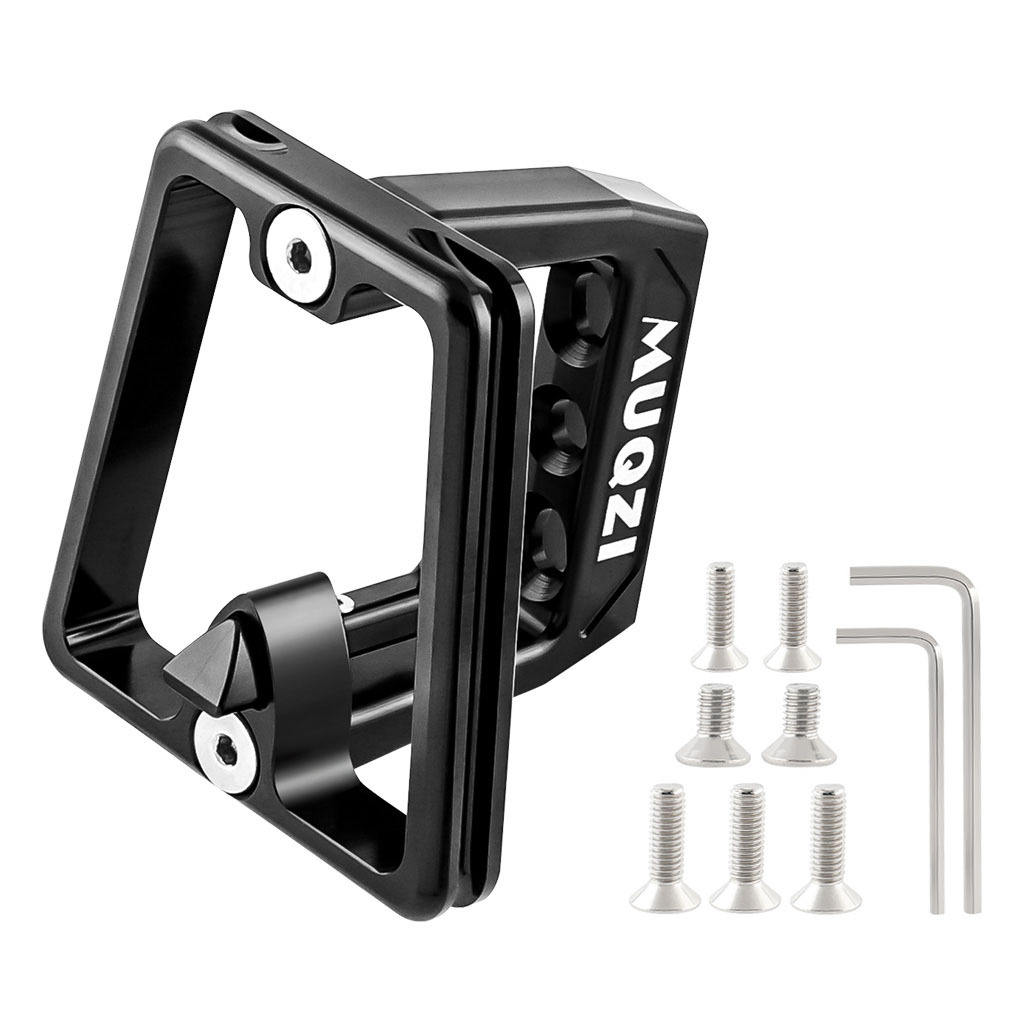 3-Hole front shelf mount, black