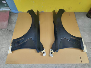 บังโคลนคาร์บอนไฟเบอร์รุ่นอัพเกรดสำหรับ Q50 ปี 2014-2021 บังโคลนรถยนต์ที่ทนทาน <span class=keywords><strong>รีวิว</strong></span>คุณสมบัติบังโคลนตามมาตรฐาน - Product Image 2