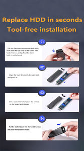 <span class=keywords><strong>2</strong></span>-in-1 <span class=keywords><strong>M</strong></span>.<span class=keywords><strong>2</strong></span> SSD-Gehäuse PCIE/NVME/NGFF/SATA 10 Gbit/s B-und <span class=keywords><strong>M</strong></span>-Key-Festplatte Typ C Hub USB 3.0 Docking station für externe Adapter für Mac - Product Image 6