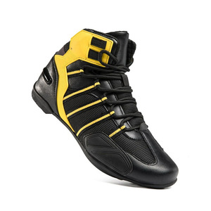 Zapatos de Carreras de Cuero Genuino, Botas de Carreras de Cuero Duraderas y a la Moda, Color y Diseño Personalizados, Zapatos de Carreras de Karts para Adultos - Product Image 2