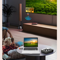 Émetteur sans fil Récepteur TV Projecteur WiFi 5 GHz 1080P 60Hz Dongle d'affichage Distance 50CM PVC iOS Android Ordinateur portable