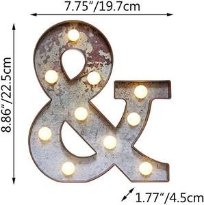 カスタム3フィート、4フィート、5フィートLEDネオンマーキーナンバー、3Dスタンドライト背景幕（学校や結婚式の装飾用） - Product Image 2