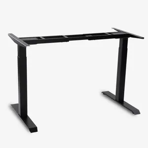 Electric Dual Motor Computer Desk Height Adjustable Sit Standing comfortable gaming desk