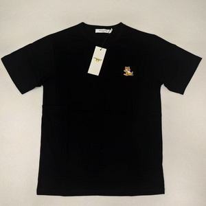เมซง คิทซูเน่ ฟ็อกซ์เสื้อยืดพิมพ์ลายผู้ชายผู้หญิงผ้าฝ้าย 100% ลำลองสีขาวแขนสั้นคอกลมฮิปฮอปสตรีทแวร์เสื้อยืด - Product Image 2