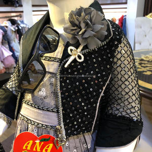 Vestido de algodón estampado con bolsa y gafas, vestido de bebé con diseño increíble y elegante - Product Image 4