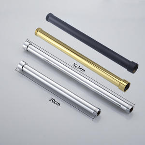 Tige de Douche en Cuivre à 6 Points, Extension Droite, Tige de Rehaussement, Accessoires, Rehausseurs, Se Connecte Directement aux Têtes de Douche et aux Pôles de Rideau - Product Image 3