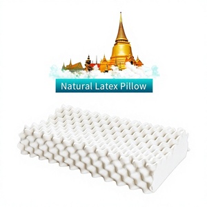 Oreiller Anti-ronflement Standard Haute Qualité Respirant Confortable Lit Dormir Cou Latex Naturel Doux Vague Bambou Fibre 1-1.5Kg - Product Image 3