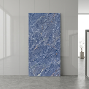 Perlato Blue 600x1200mm Fine Carving Glossy Porcelain Marble Floor And <b>Wall</b> Tiles - Product Image 5