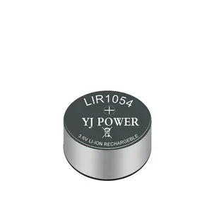 YJ แบตเตอรี่ Lithium Polymer แบบชาร์จไฟได้ IEC ROHS Certifyed 3.7V 1254 1040 1454 1654 60MAh 80 90MAh Lipo แบตเตอรี่