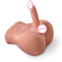 2024 Hochwertiger Realistischer Dildo-Torso Sexspielzeug Männlicher Torso Mit Großem Dildo Sexpuppen Masturbationsgeräte für Erwachsene Frauen oder Schwule