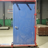 Puertas Cortafuego Comerciales de Acero Certificadas por Modern Security USA, Puertas Metálicas Exteriores Dobles con Clasificación de Resistencia al Fuego de 3 Horas, Garantía BST de 2 Años