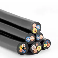 Cable Flexible de Cobre de 3 Hilos, Aislamiento de PVC, Clase 5, Conductor Trenzado, Cableado Multiconductor, Certificado CE CCC, Venta al por Mayor de Fábrica