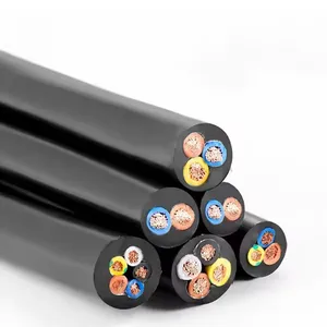 <span class=keywords><strong>Câble</strong></span> en cuivre flexible à 3 conducteurs, isolé en PVC, classe 5, conducteur multibrins, <span class=keywords><strong>câble</strong></span> de câblage multi-cordons, certifié CE CCC, vente en gros d'usine - Product Image 3