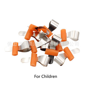 Accesorio para Equipo de Terapia Oral - Láminas Dentales de Acero Inoxidable con Forma de Habichuela, Paquete Mixto de 50 Láminas para Posicionamiento - Product Image 2