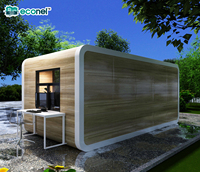 Petite cabine modulaire en acier préfabriqué pour usage hospitalier, respirante, durée de vie de 30 ans, maison portable à assemblage rapide