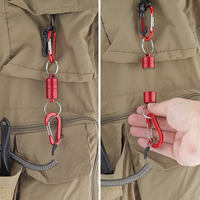 Épuisette de pêche magnétique en aluminium ultra-résistante pour la pêche en eau salée, accessoires de pêche écologiques