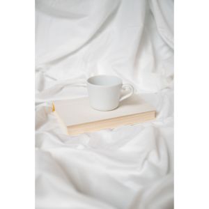 Juego de sábanas hipoalergénicas de 4 piezas DB Omne Sleep White Bamboo Twin XL Sábanas ajustadas y planas - Product Image 2