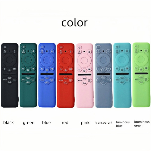 Samsung BN59-01432/01436 Protective Case Full Coverage Silicone Remote Control Cover Learning Code Designed for Samsung Solar