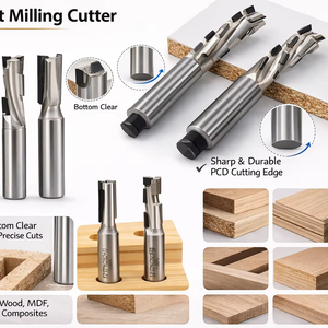 Quality Hot Sale Manufacturer ODM OEM Coated Wood Work Carpentry CNC Diamond Milling Cutter Woodworking Timber Tools PCD <b>Router</b> - Product Image 1