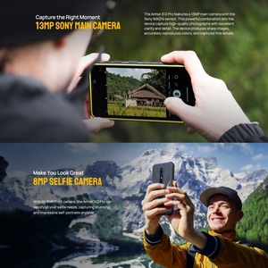บริการ OEM จากผู้ผลิต โทรศัพท์มือถือ <span class=keywords><strong>Ulefone</strong></span> <span class=keywords><strong>Armor</strong></span> X12 Pro, โทรศัพท์มือถือจอเต็ม 4GB+64GB ระบบ Android 16 Ultra สมาร์ทโฟน <span class=keywords><strong>4G</strong></span> - Product Image 5