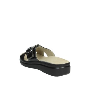Leggero e comodo pantofole Mzk65-d nero Open Toe Design per l'estate invernale all'aperto per uso esterno fodera in vera pelle in gomma - Product Image 2
