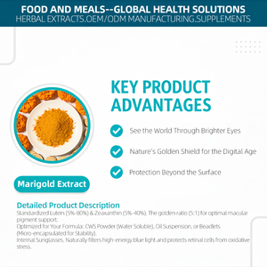 Estratto di Calendula in Polvere con Luteina, Zeaxantina e Carotene, Integratore Naturale per la Cura degli Occhi, Antiossidante, Protezione UV, Grado Alimentare - Product Image 2