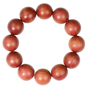 Cedar Wood <b>Bracelet</b> 18mm Single Strand Unisex Hand Polished Gift Jewelry - Product Image 5