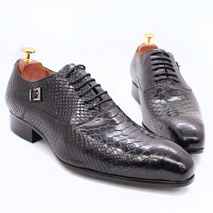 Chaussures Oxford pour hommes en cuir véritable faites à la main, grande taille, à enfiler, semelle en caoutchouc, style britannique polyvalent pour l'automne/hiver/été - Product Image 6