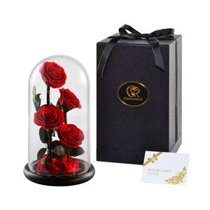 Fiore di Rosa Conservato in Cupola Acrilica, Il Piccolo <span class=keywords><strong>Principe</strong></span>, Regalo Qixi, San Valentino, Festa degli Insegnanti, Regalo Premium di Alta Gamma - Product Image 1