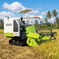 Moissonneuse-batteuse Wubota 100 ch Machines agricoles Moissonneuse-batteuse à riz Moissonneuse-batteuse à alimentation complète