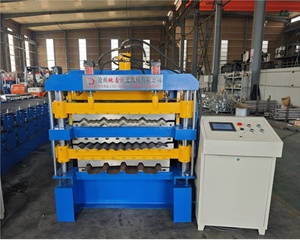 Phi phổ biến ba lớp mái cuộn tạo thành máy ibr bước ngói tấm làm cuộn tạo thành máy - Product Image 6