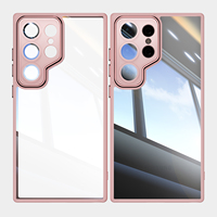 Nouvelle coque de téléphone portable 2-en-1 anti-rayures et antichoc en TPU+PC avec béquille, protection d'appareil photo et anti-poussière, disponible en 7 couleurs