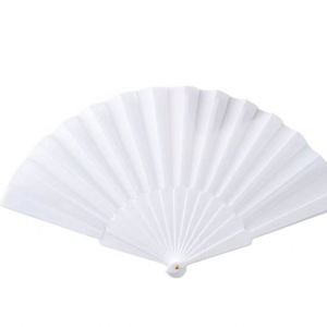Promotional Fan Handle Plastic Wedding Favor Gifts PE Love Folk Art Mini Fan <b>Box</b> Plastic Customized Logo Color <b>Box</b> 23cm Length - Product Image 5