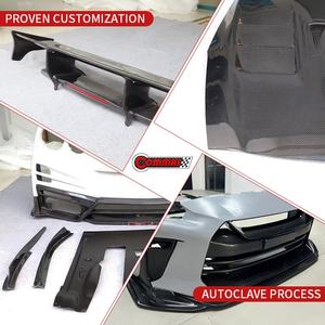 Nuovo arrivo aggiornamento al top secret stile metà fibra di carbonio FRP Car Body Kit per <span class=keywords><strong>Nissan</strong></span> <span class=keywords><strong>GTR</strong></span> <span class=keywords><strong>R35</strong></span> anteriore posteriore paraurti Spoiler cofano - Product Image 4