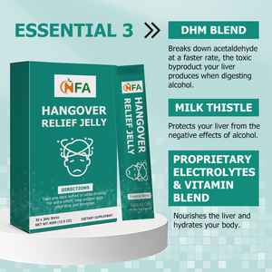 Complément alimentaire pour le soutien avant et après l'alcool, complément pour soulager la gueule de bois, gelée détoxifiante pour le corps, bâtonnet anti-gueule de bois - Product Image 3