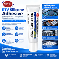 Scellant en silicone transparent RTV à une composante NDST, haute température, industriel, imperméable, pour la construction, les composants électroniques, le travail du bois