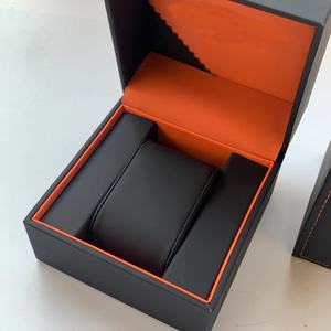 Besseron <b>Watch</b> Factory Luxury High Quality Custom Logo <b>Black</b> PU Leather Gift Packaging Leather Single <b>Watch</b> Storage Box - Product Image 2