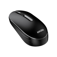 KAKUSIGA Mouse nirkabel 2.4G, Mouse nirkabel 1200DPI, klik senyap ergonomis, penerima USB untuk PC Laptop